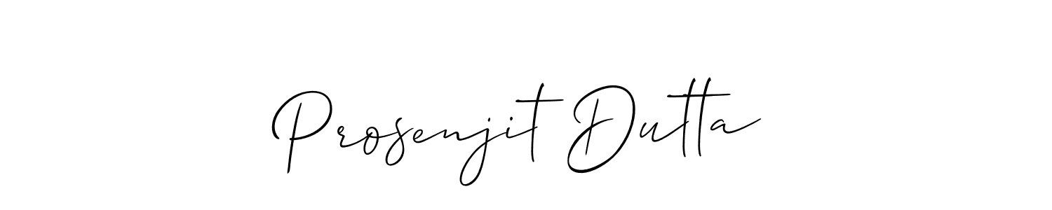 Prosenjit Dutta stylish signature style. Best Handwritten Sign (Allison_Script) for my name. Handwritten Signature Collection Ideas for my name Prosenjit Dutta. Prosenjit Dutta signature style 2 images and pictures png