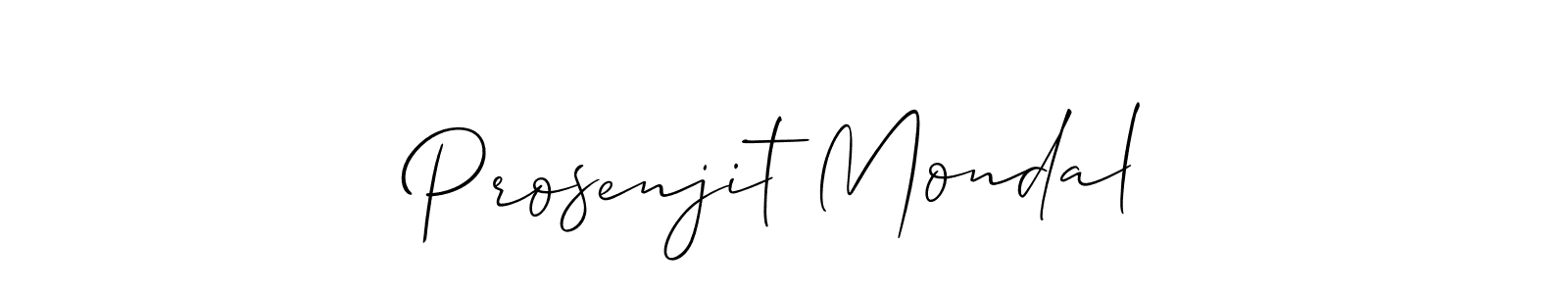 How to Draw Prosenjit Mondal signature style? Allison_Script is a latest design signature styles for name Prosenjit Mondal. Prosenjit Mondal signature style 2 images and pictures png