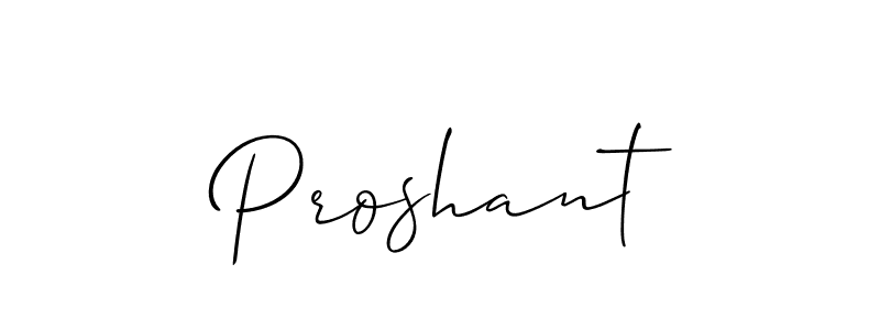 Proshant stylish signature style. Best Handwritten Sign (Allison_Script) for my name. Handwritten Signature Collection Ideas for my name Proshant. Proshant signature style 2 images and pictures png