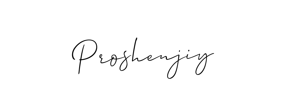 Allison_Script is a professional signature style that is perfect for those who want to add a touch of class to their signature. It is also a great choice for those who want to make their signature more unique. Get Proshenjiy name to fancy signature for free. Proshenjiy signature style 2 images and pictures png
