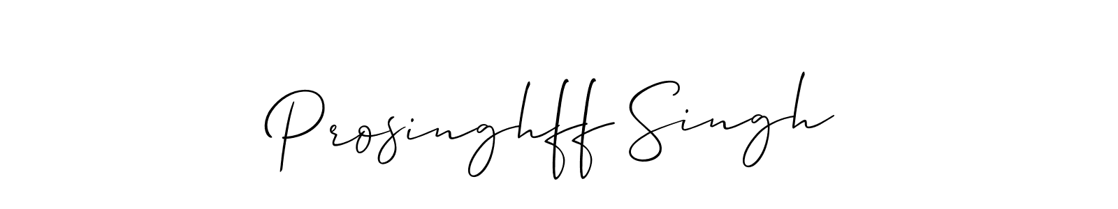 How to Draw Prosinghff Singh signature style? Allison_Script is a latest design signature styles for name Prosinghff Singh. Prosinghff Singh signature style 2 images and pictures png