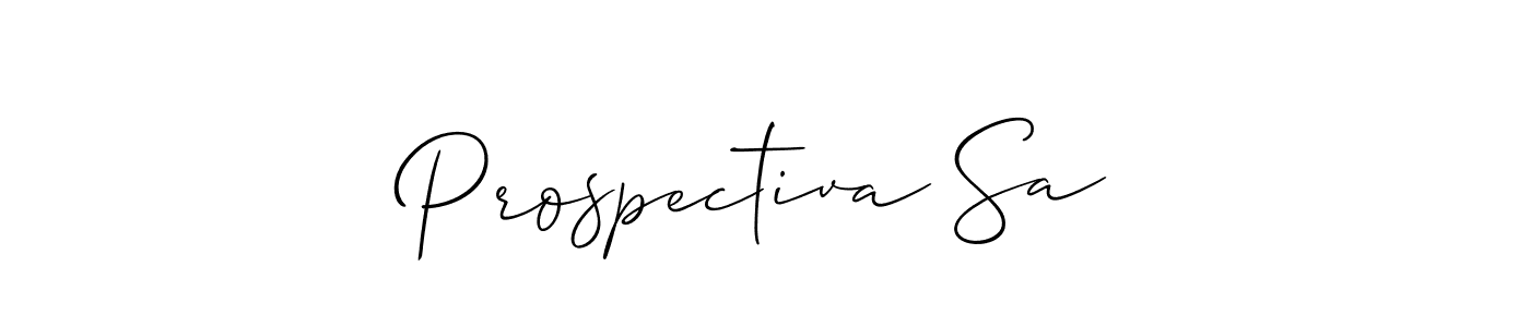 Once you've used our free online signature maker to create your best signature Allison_Script style, it's time to enjoy all of the benefits that Prospectiva Sa name signing documents. Prospectiva Sa signature style 2 images and pictures png