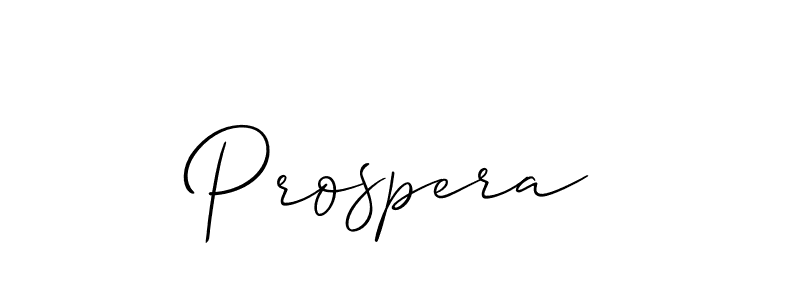 if you are searching for the best signature style for your name Prospera. so please give up your signature search. here we have designed multiple signature styles  using Allison_Script. Prospera signature style 2 images and pictures png