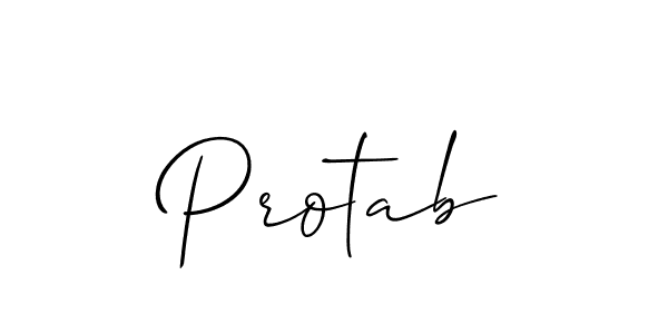 Protab stylish signature style. Best Handwritten Sign (Allison_Script) for my name. Handwritten Signature Collection Ideas for my name Protab. Protab signature style 2 images and pictures png