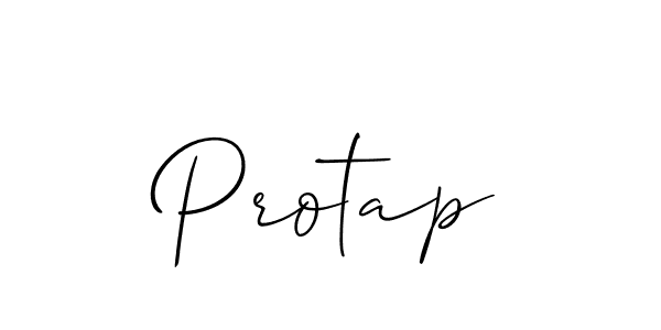 Use a signature maker to create a handwritten signature online. With this signature software, you can design (Allison_Script) your own signature for name Protap. Protap signature style 2 images and pictures png