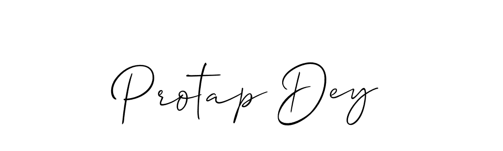 The best way (Allison_Script) to make a short signature is to pick only two or three words in your name. The name Protap Dey include a total of six letters. For converting this name. Protap Dey signature style 2 images and pictures png