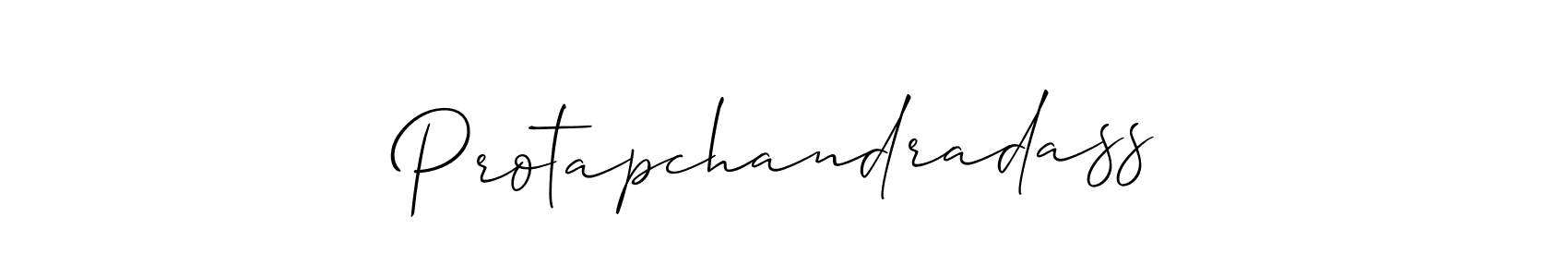 It looks lik you need a new signature style for name Protapchandradass. Design unique handwritten (Allison_Script) signature with our free signature maker in just a few clicks. Protapchandradass signature style 2 images and pictures png