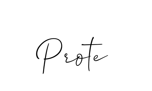 Prote stylish signature style. Best Handwritten Sign (Allison_Script) for my name. Handwritten Signature Collection Ideas for my name Prote. Prote signature style 2 images and pictures png