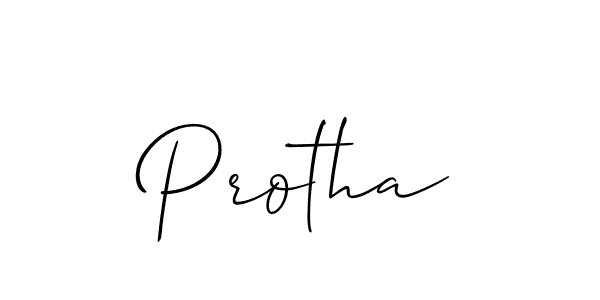 How to make Protha name signature. Use Allison_Script style for creating short signs online. This is the latest handwritten sign. Protha signature style 2 images and pictures png