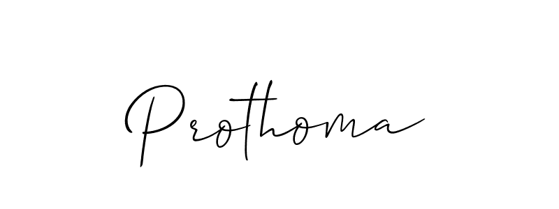 Make a short Prothoma signature style. Manage your documents anywhere anytime using Allison_Script. Create and add eSignatures, submit forms, share and send files easily. Prothoma signature style 2 images and pictures png