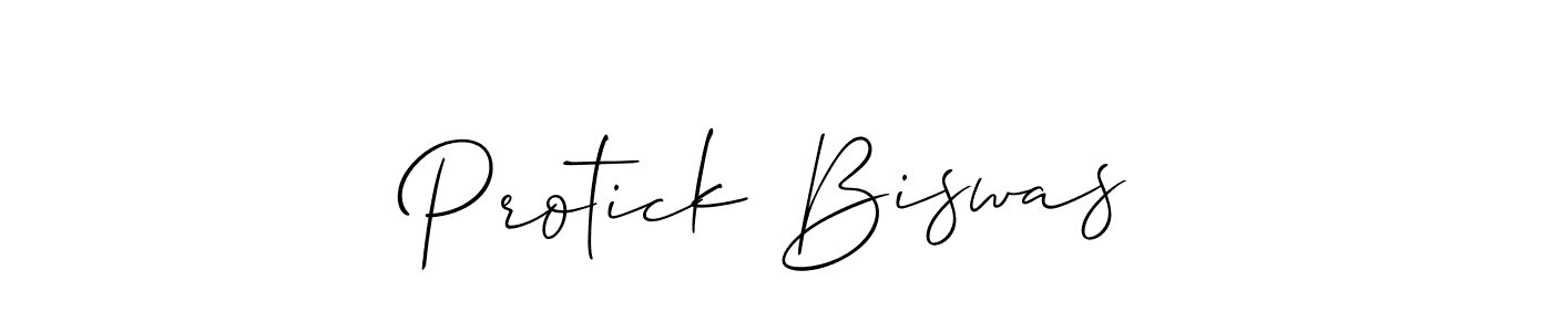 How to Draw Protick Biswas signature style? Allison_Script is a latest design signature styles for name Protick Biswas. Protick Biswas signature style 2 images and pictures png