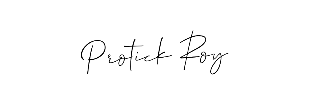 Protick Roy stylish signature style. Best Handwritten Sign (Allison_Script) for my name. Handwritten Signature Collection Ideas for my name Protick Roy. Protick Roy signature style 2 images and pictures png