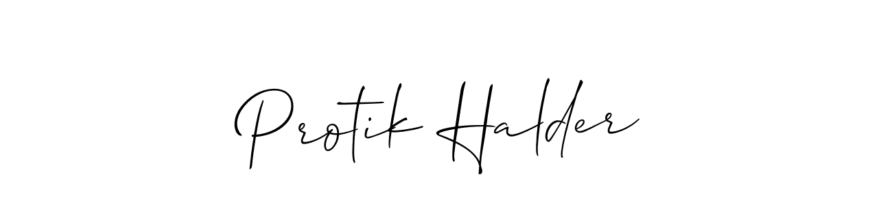 Similarly Allison_Script is the best handwritten signature design. Signature creator online .You can use it as an online autograph creator for name Protik Halder. Protik Halder signature style 2 images and pictures png