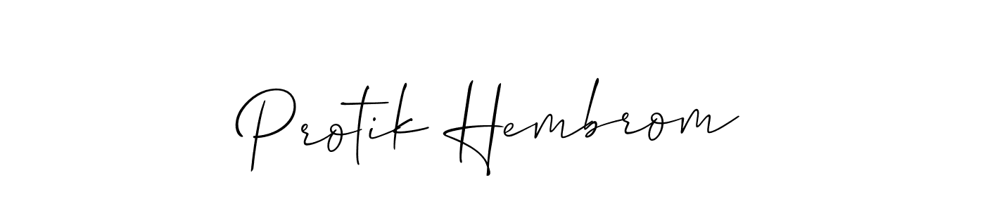 Here are the top 10 professional signature styles for the name Protik Hembrom. These are the best autograph styles you can use for your name. Protik Hembrom signature style 2 images and pictures png