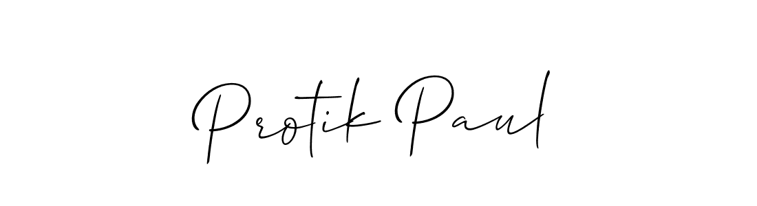 Also You can easily find your signature by using the search form. We will create Protik Paul name handwritten signature images for you free of cost using Allison_Script sign style. Protik Paul signature style 2 images and pictures png