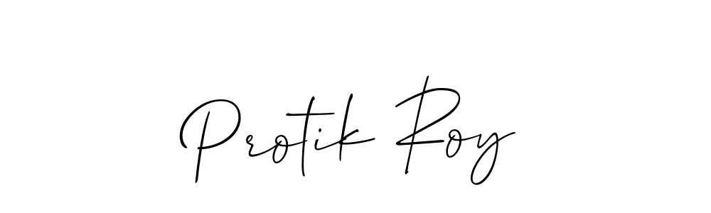 Make a beautiful signature design for name Protik Roy. With this signature (Allison_Script) style, you can create a handwritten signature for free. Protik Roy signature style 2 images and pictures png