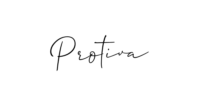 Best and Professional Signature Style for Protiva. Allison_Script Best Signature Style Collection. Protiva signature style 2 images and pictures png