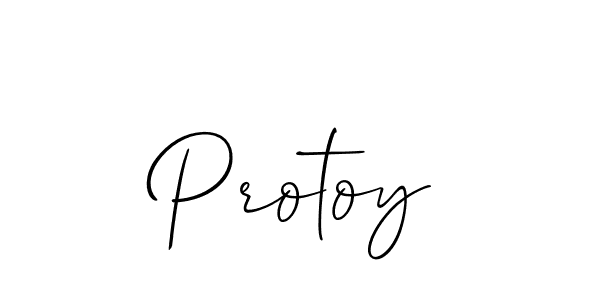 Use a signature maker to create a handwritten signature online. With this signature software, you can design (Allison_Script) your own signature for name Protoy. Protoy signature style 2 images and pictures png