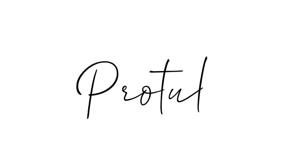 You can use this online signature creator to create a handwritten signature for the name Protul. This is the best online autograph maker. Protul signature style 2 images and pictures png