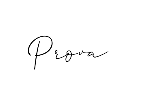 How to make Prova name signature. Use Allison_Script style for creating short signs online. This is the latest handwritten sign. Prova signature style 2 images and pictures png