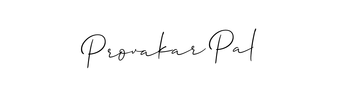 Best and Professional Signature Style for Provakar Pal. Allison_Script Best Signature Style Collection. Provakar Pal signature style 2 images and pictures png