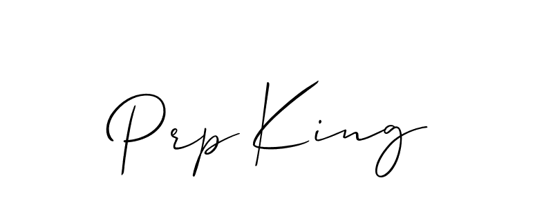 Make a beautiful signature design for name Prp King. Use this online signature maker to create a handwritten signature for free. Prp King signature style 2 images and pictures png