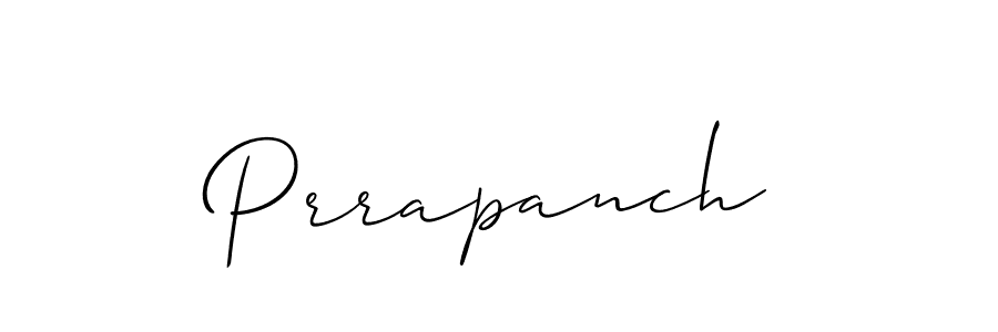 How to Draw Prrapanch signature style? Allison_Script is a latest design signature styles for name Prrapanch. Prrapanch signature style 2 images and pictures png