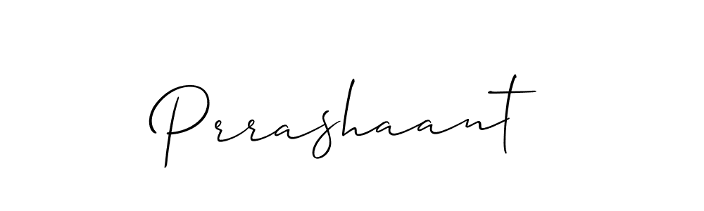 Allison_Script is a professional signature style that is perfect for those who want to add a touch of class to their signature. It is also a great choice for those who want to make their signature more unique. Get Prrashaant name to fancy signature for free. Prrashaant signature style 2 images and pictures png