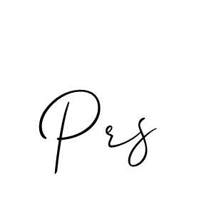 Make a beautiful signature design for name Prs. With this signature (Allison_Script) style, you can create a handwritten signature for free. Prs signature style 2 images and pictures png