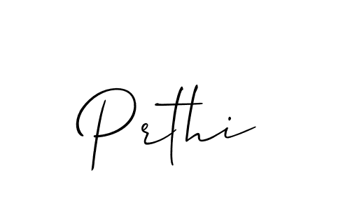 Make a short Prthi signature style. Manage your documents anywhere anytime using Allison_Script. Create and add eSignatures, submit forms, share and send files easily. Prthi signature style 2 images and pictures png