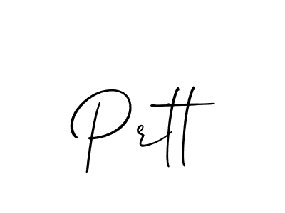 Make a beautiful signature design for name Prtt. Use this online signature maker to create a handwritten signature for free. Prtt signature style 2 images and pictures png