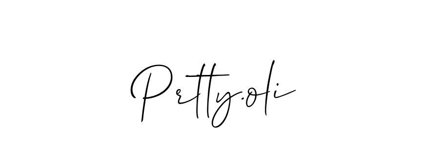 Create a beautiful signature design for name Prtty.oli. With this signature (Allison_Script) fonts, you can make a handwritten signature for free. Prtty.oli signature style 2 images and pictures png