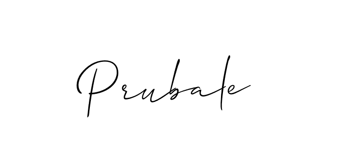 How to Draw Prubale signature style? Allison_Script is a latest design signature styles for name Prubale. Prubale signature style 2 images and pictures png