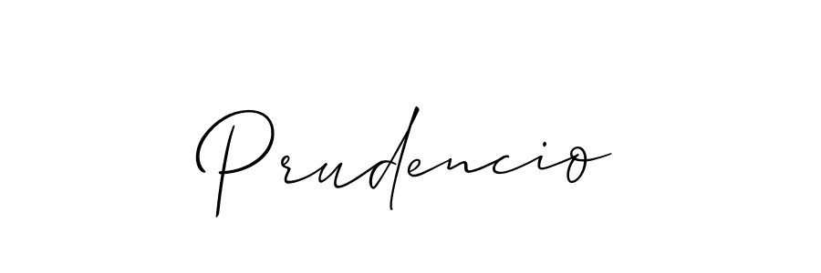 You can use this online signature creator to create a handwritten signature for the name Prudencio. This is the best online autograph maker. Prudencio signature style 2 images and pictures png