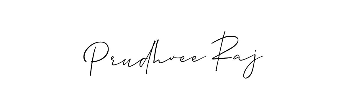 Create a beautiful signature design for name Prudhvee Raj. With this signature (Allison_Script) fonts, you can make a handwritten signature for free. Prudhvee Raj signature style 2 images and pictures png