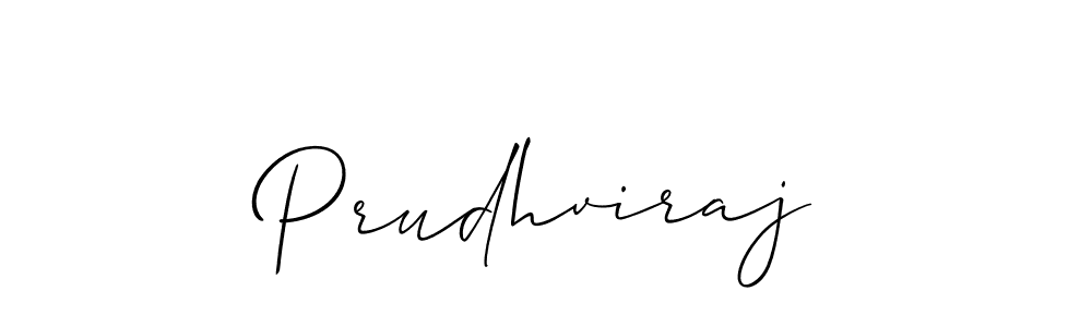 Prudhviraj stylish signature style. Best Handwritten Sign (Allison_Script) for my name. Handwritten Signature Collection Ideas for my name Prudhviraj. Prudhviraj signature style 2 images and pictures png