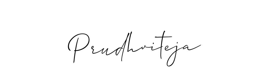 Make a beautiful signature design for name Prudhviteja. Use this online signature maker to create a handwritten signature for free. Prudhviteja signature style 2 images and pictures png