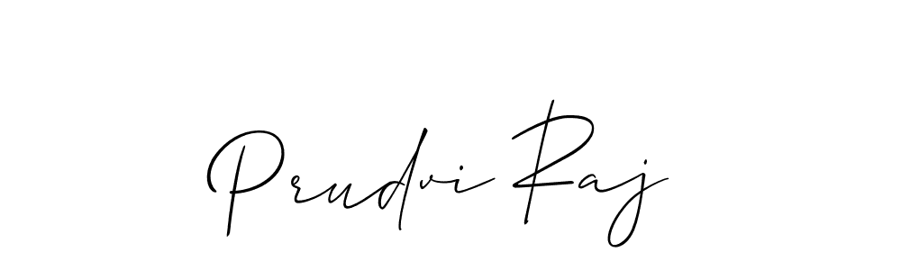 How to make Prudvi Raj signature? Allison_Script is a professional autograph style. Create handwritten signature for Prudvi Raj name. Prudvi Raj signature style 2 images and pictures png