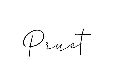 Pruet stylish signature style. Best Handwritten Sign (Allison_Script) for my name. Handwritten Signature Collection Ideas for my name Pruet. Pruet signature style 2 images and pictures png