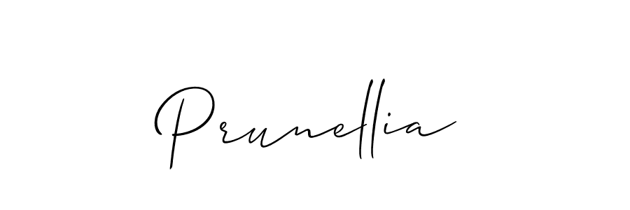 Best and Professional Signature Style for Prunellia. Allison_Script Best Signature Style Collection. Prunellia signature style 2 images and pictures png
