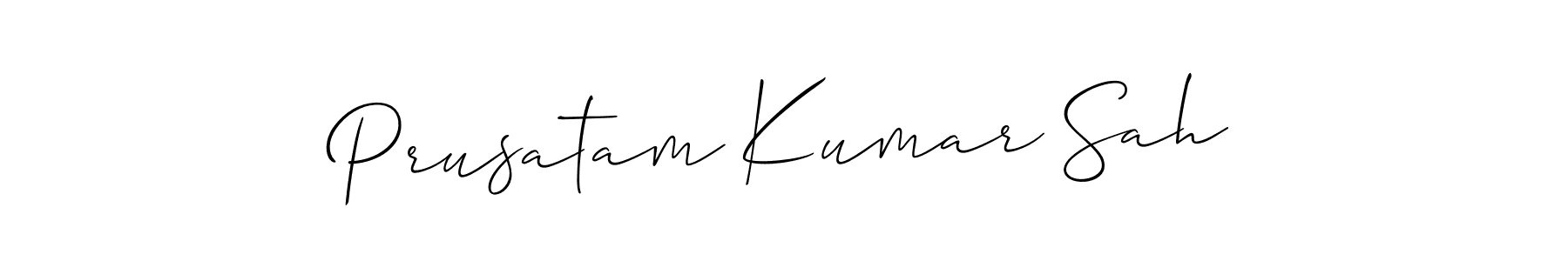 Make a beautiful signature design for name Prusatam Kumar Sah. Use this online signature maker to create a handwritten signature for free. Prusatam Kumar Sah signature style 2 images and pictures png