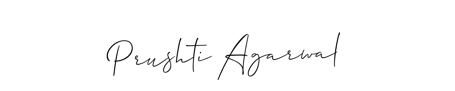 How to Draw Prushti Agarwal signature style? Allison_Script is a latest design signature styles for name Prushti Agarwal. Prushti Agarwal signature style 2 images and pictures png