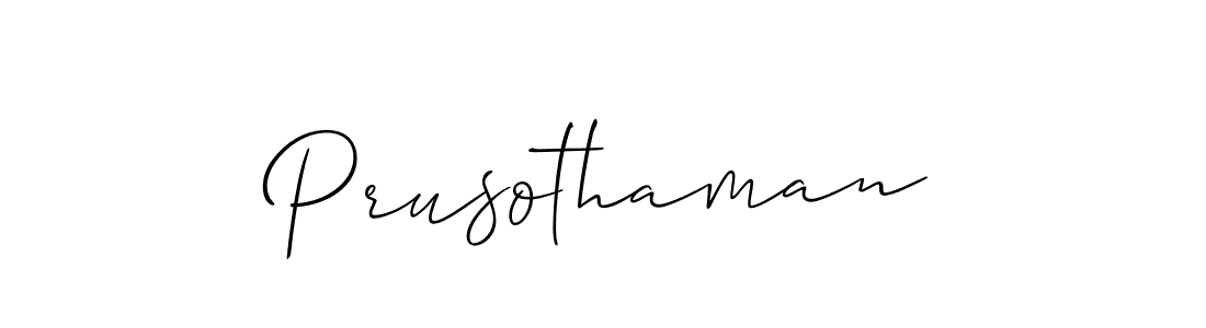The best way (Allison_Script) to make a short signature is to pick only two or three words in your name. The name Prusothaman include a total of six letters. For converting this name. Prusothaman signature style 2 images and pictures png