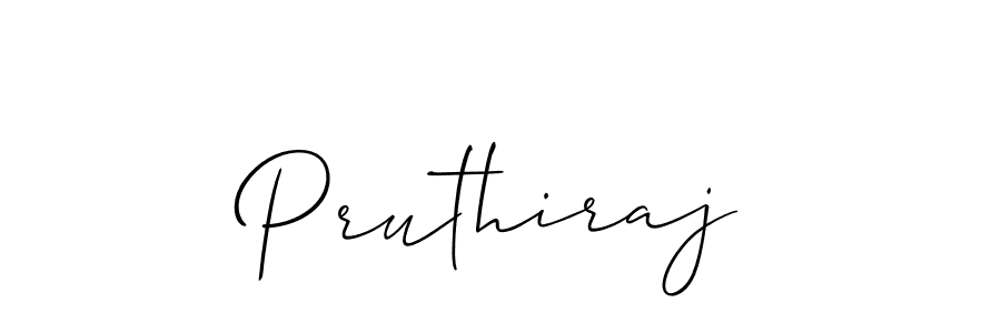 How to Draw Pruthiraj signature style? Allison_Script is a latest design signature styles for name Pruthiraj. Pruthiraj signature style 2 images and pictures png