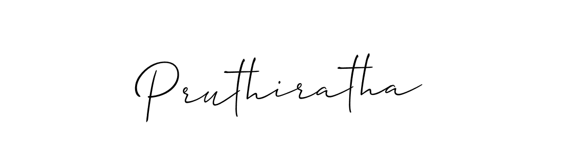 The best way (Allison_Script) to make a short signature is to pick only two or three words in your name. The name Pruthiratha include a total of six letters. For converting this name. Pruthiratha signature style 2 images and pictures png