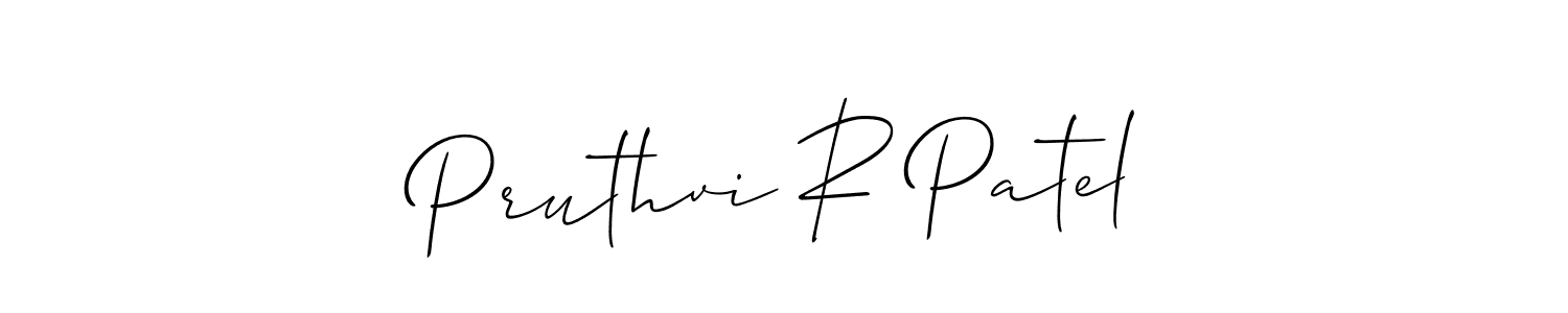 Best and Professional Signature Style for Pruthvi R Patel. Allison_Script Best Signature Style Collection. Pruthvi R Patel signature style 2 images and pictures png