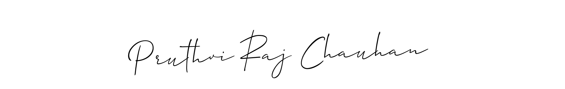 The best way (Allison_Script) to make a short signature is to pick only two or three words in your name. The name Pruthvi Raj Chauhan include a total of six letters. For converting this name. Pruthvi Raj Chauhan signature style 2 images and pictures png