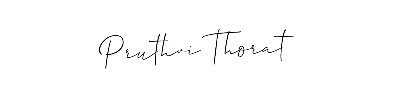 It looks lik you need a new signature style for name Pruthvi Thorat. Design unique handwritten (Allison_Script) signature with our free signature maker in just a few clicks. Pruthvi Thorat signature style 2 images and pictures png