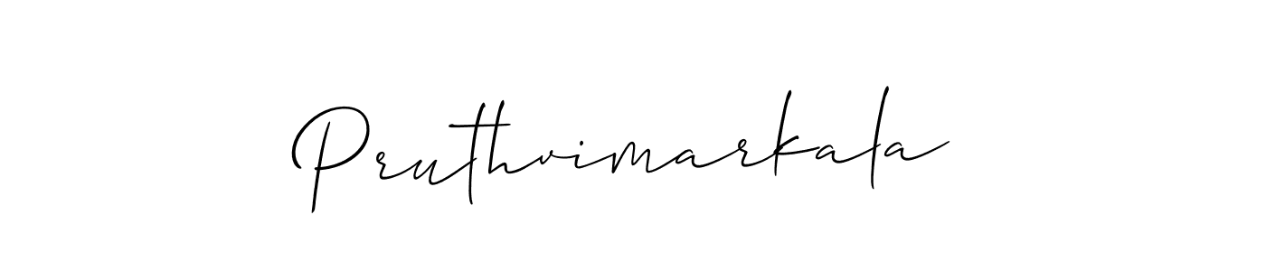 Best and Professional Signature Style for Pruthvimarkala. Allison_Script Best Signature Style Collection. Pruthvimarkala signature style 2 images and pictures png