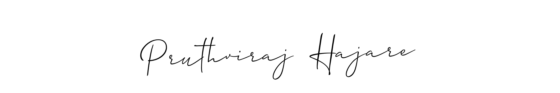 How to make Pruthviraj  Hajare signature? Allison_Script is a professional autograph style. Create handwritten signature for Pruthviraj  Hajare name. Pruthviraj  Hajare signature style 2 images and pictures png